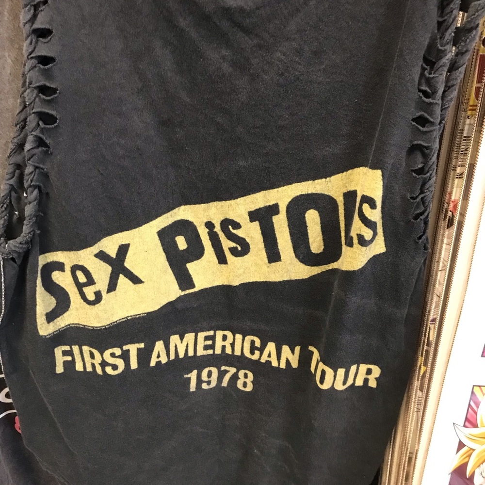 Rare Distressed punk rock tank.